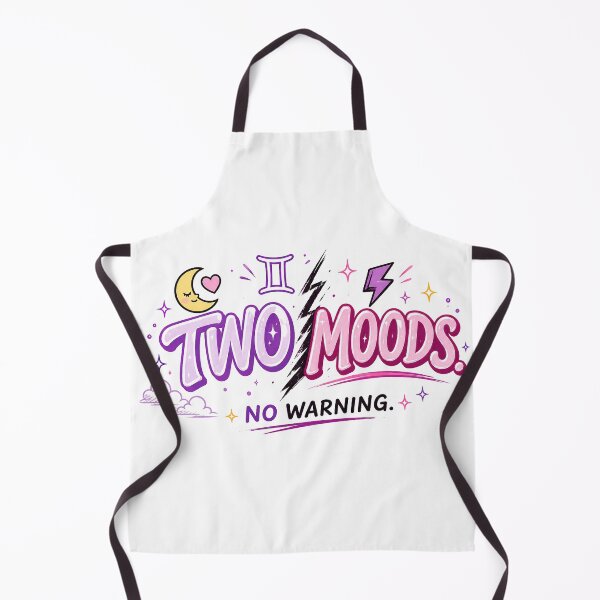 Item preview, Two Moods. No Warning. Gemini Zodiac Design designed and sold by Funkystreet.
