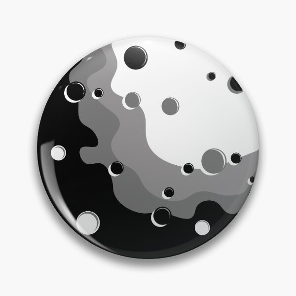 Item preview, Minimalist Monochrome Moon | Abstract Celestial Vector Art designed and sold by P-Design-Lab.