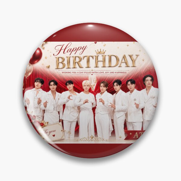 Item preview, Happy BIRTHDAY ATEEZ KPOP designed and sold by jaofnn.