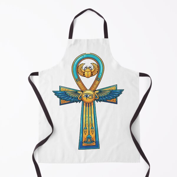 Item preview, Winged Ankh & Eye of Horus – Sacred Egyptian Protection Symbol designed and sold by GulfSignature.