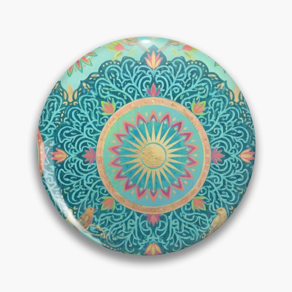 Item preview, Playful Mandala — Turquoise & Brights designed and sold by Jandedan.