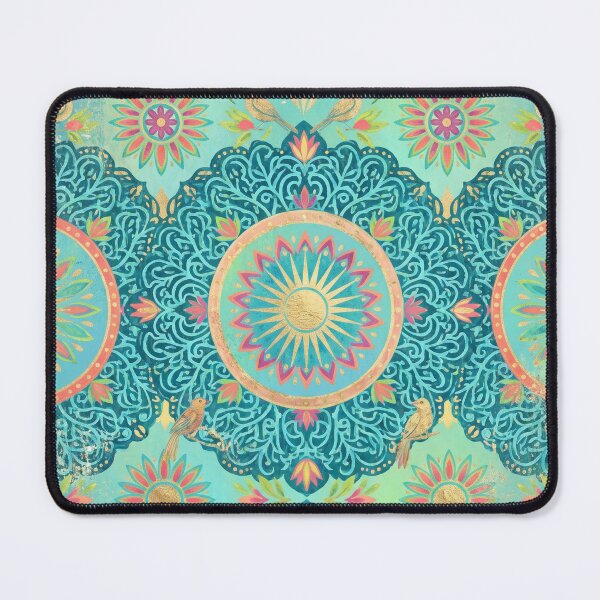 Item preview, Playful Mandala — Turquoise & Brights designed and sold by Jandedan.