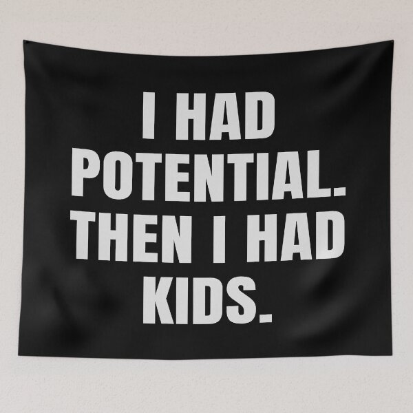 Item preview, Funny Dad Shirt – I Had Potential Then I Had Kids – Sarcastic Father Humor Gift designed and sold by NicolasMar.