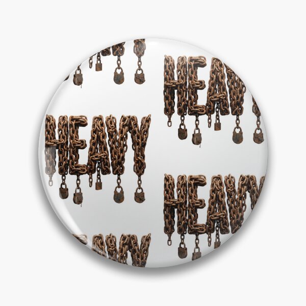 Item preview, Heavy Iron Chain Typography Gym Lifting Powerlifter Metal Streetwear designed and sold by afarkar.