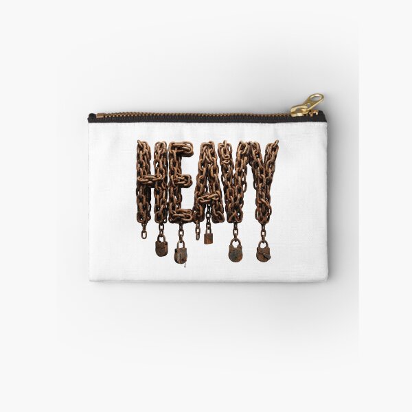 Item preview, Heavy Iron Chain Typography Gym Lifting Powerlifter Metal Streetwear designed and sold by afarkar.