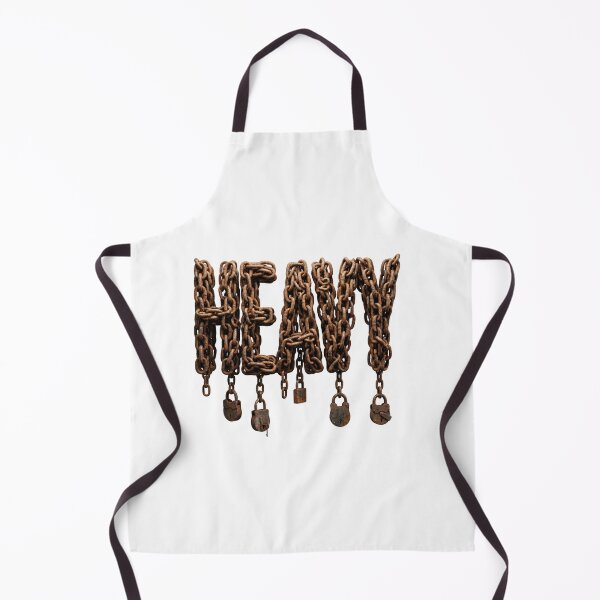 Item preview, Heavy Iron Chain Typography Gym Lifting Powerlifter Metal Streetwear designed and sold by afarkar.