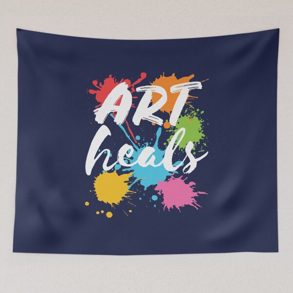 Item preview, Art Heals Art Therapy Therapist designed and sold by jaygo.