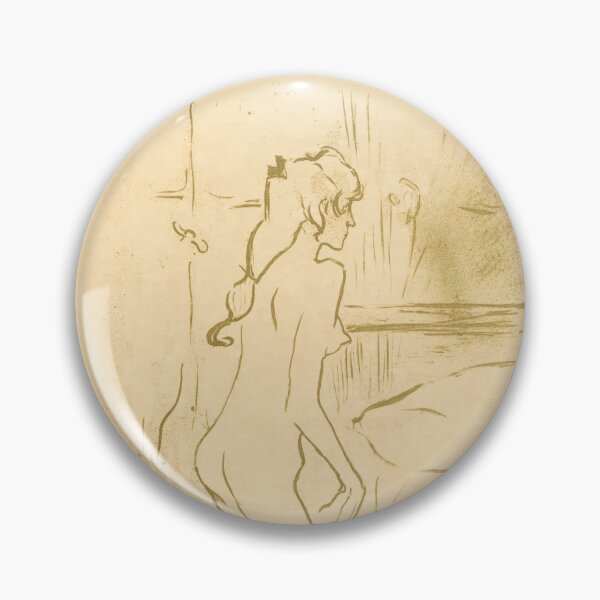 Item preview, Etude de Femme by Toulouse-Lautrec Vintage Intimate Line Art Study designed and sold by artofuniverse.
