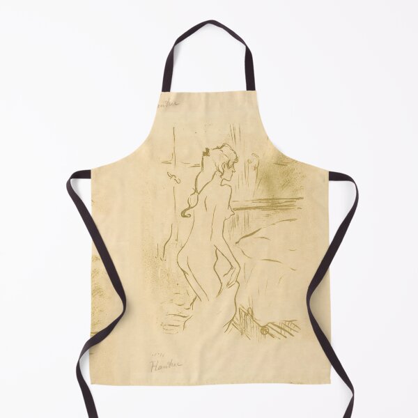 Item preview, Etude de Femme by Toulouse-Lautrec Vintage Intimate Line Art Study designed and sold by artofuniverse.