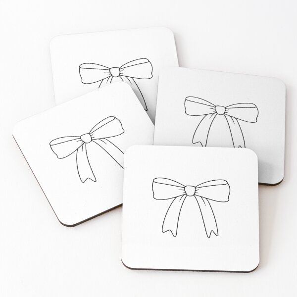 Item preview, Minimalist Black Ink Bow Outline designed and sold by jo-e-basta.