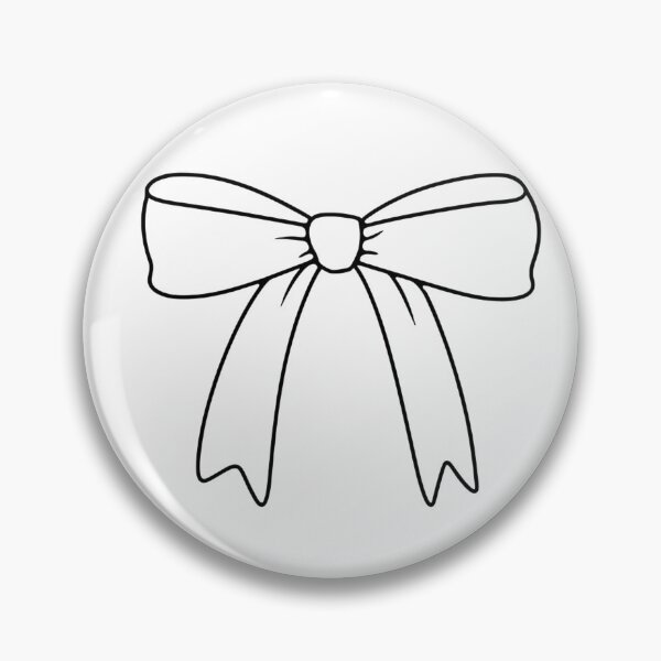 Item preview, Minimalist Black Ink Bow Outline designed and sold by jo-e-basta.