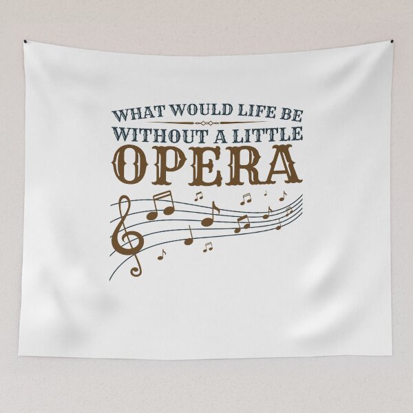 Item preview, What Would Life Be Without a Little Opera Singer Fan designed and sold by jaygo.