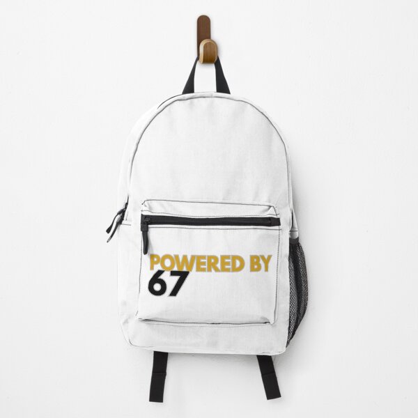 Item preview, Powered by 67 Funny Running Shirt — Gift for Runners and Fitness Fans designed and sold by PlayTrackCo.
