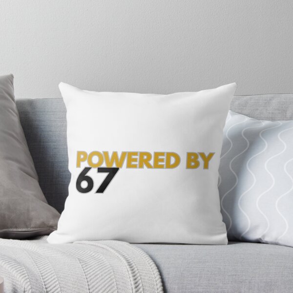 Item preview, Powered by 67 Funny Running Shirt — Gift for Runners and Fitness Fans designed and sold by PlayTrackCo.