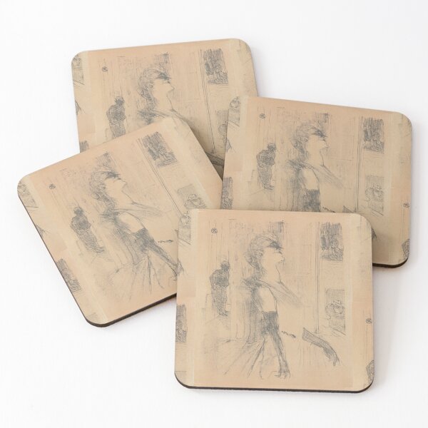 Item preview, Sur la Scène by Toulouse-Lautrec Vintage Paris Cabaret Sketch Art designed and sold by artofuniverse.