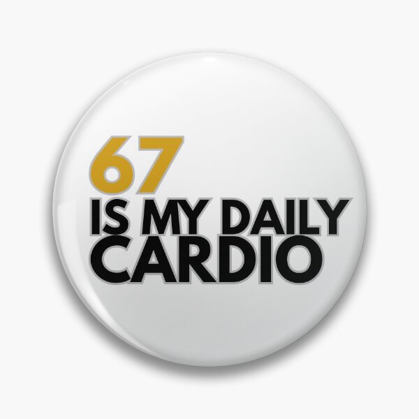 Item preview, 67 Is My Daily Cardio Funny Fitness Shirt — Gift for Runners designed and sold by PlayTrackCo.