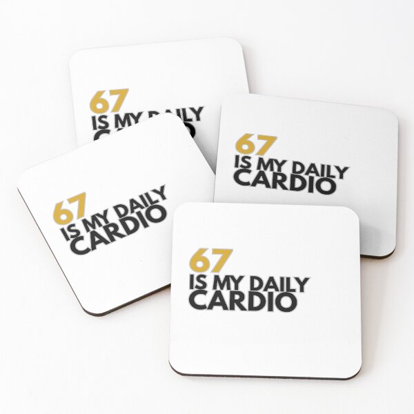 Item preview, 67 Is My Daily Cardio Funny Fitness Shirt — Gift for Runners designed and sold by PlayTrackCo.
