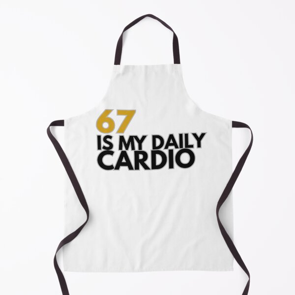 Item preview, 67 Is My Daily Cardio Funny Fitness Shirt — Gift for Runners designed and sold by PlayTrackCo.