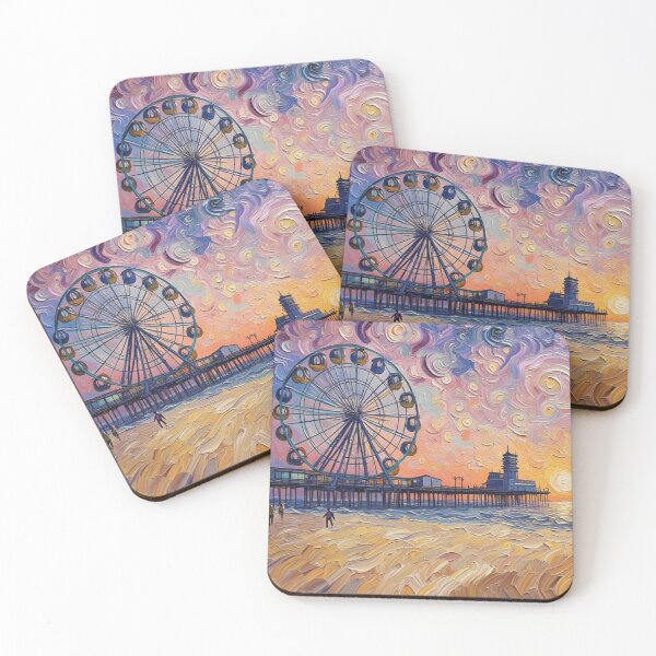 Item preview, The Ferris wheel on the pier in Scheveningen designed and sold by sid1802.
