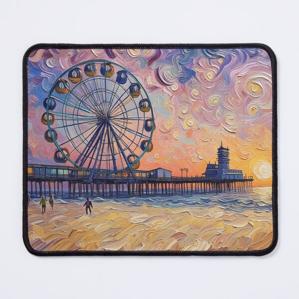 Item preview, The Ferris wheel on the pier in Scheveningen designed and sold by sid1802.