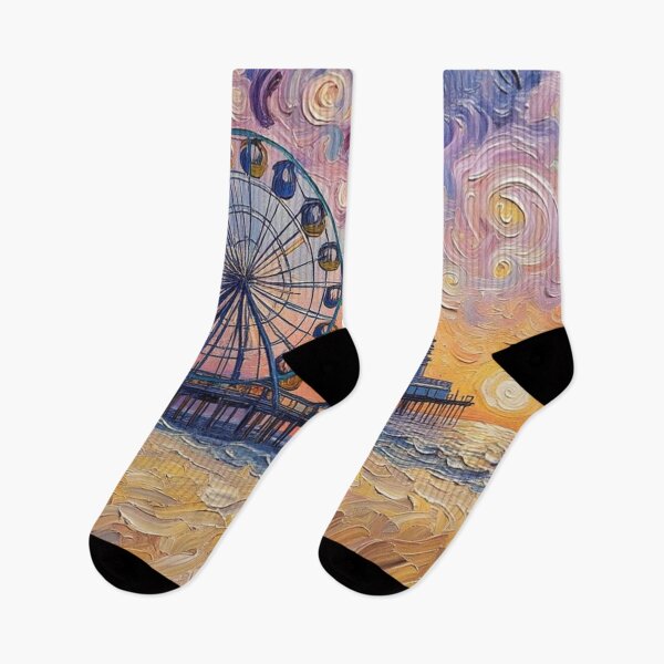 Item preview, The Ferris wheel on the pier in Scheveningen designed and sold by sid1802.