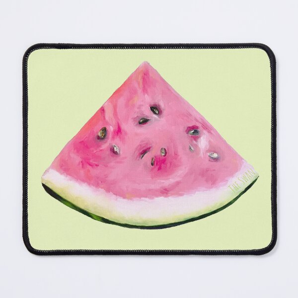 Item preview, LIME WATERMELON VIBES | Tropical Fruit Oil Painting | Fresh Summer Pop Art designed and sold by BlueberrySwan.