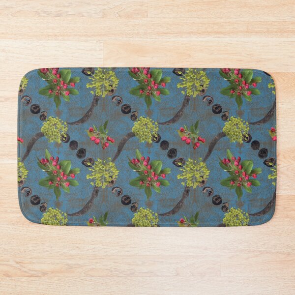 Item preview, Spring Maple Crab Apple Walnut & Honey Locust on Blue & Brown designed and sold by Digitalmyth's Designs.