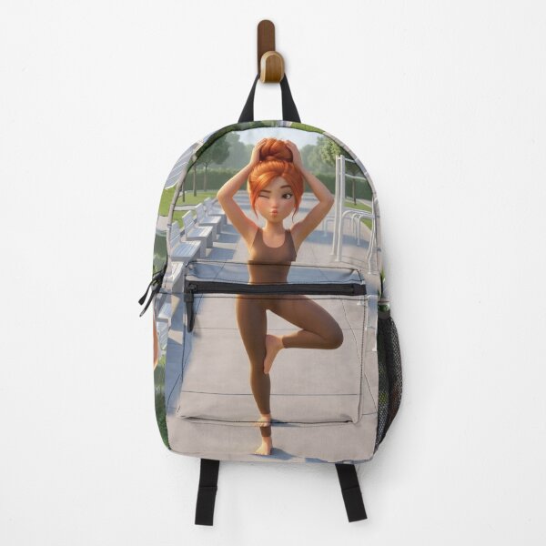 Item preview, Yoga Morning Bliss - Redhead Yogi in the Park designed and sold by Azurart2.