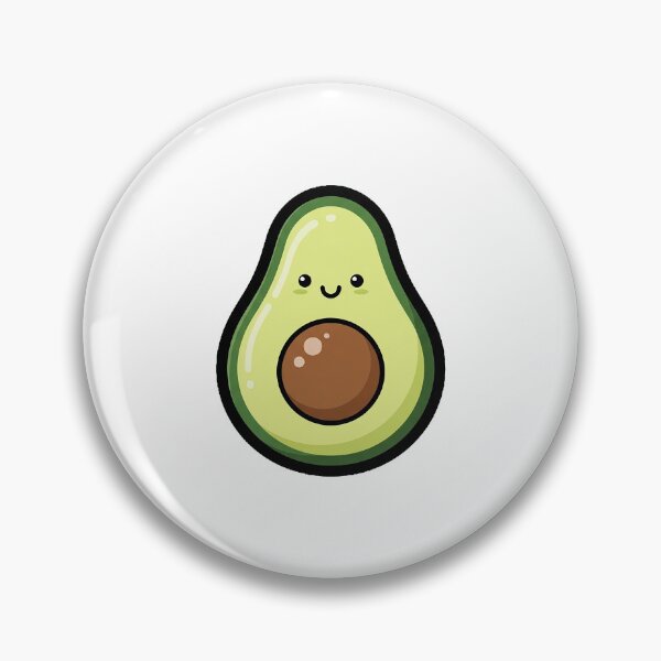 Item preview, Happy Avocado – Cute Food Friend designed and sold by Osmose-Studio ⭐⭐⭐⭐⭐.