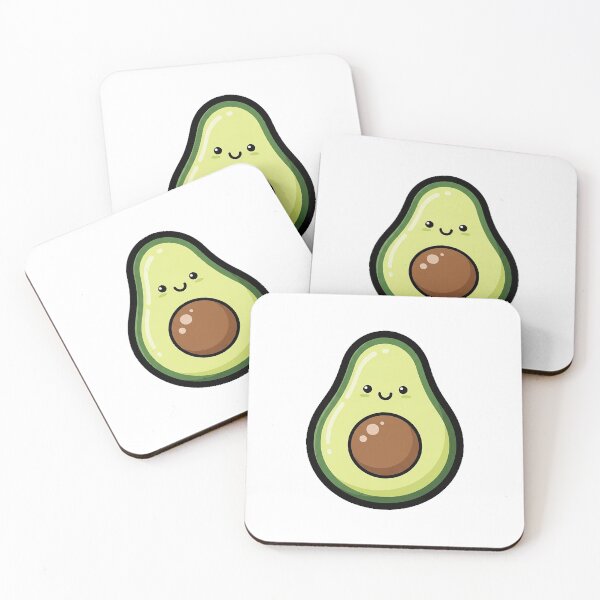 Item preview, Happy Avocado – Cute Food Friend designed and sold by Osmose-Studio ⭐⭐⭐⭐⭐.