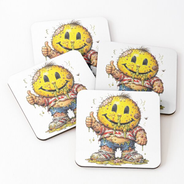 Item preview, Smiley Trash Monster Street Art | Creepy Cute Punk Character designed and sold by PLUSHIWORLDtm.