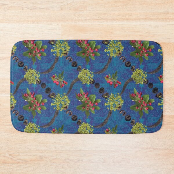 Item preview, Spring Maple Crab Apple Walnut & Honey Locust on Blues designed and sold by Digitalmyth's Designs.