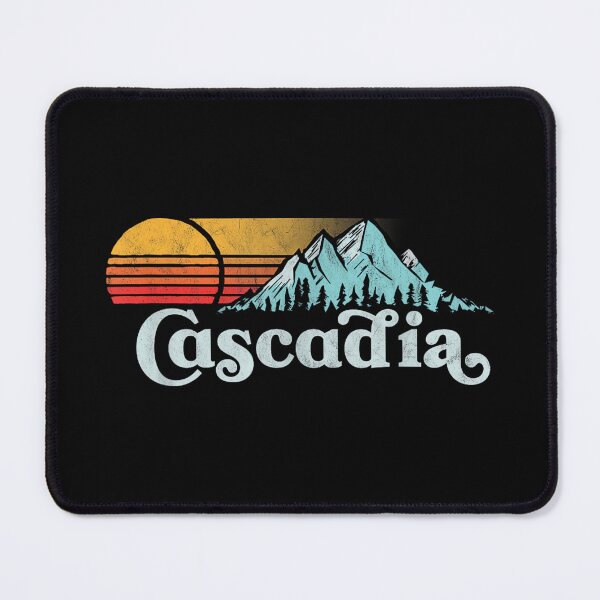 Item preview, Mountain Life Outdoor Junkie Tees Vintage Cascadia Retro Distressed Vibe Mountains designed and sold by MelanieIShelton.