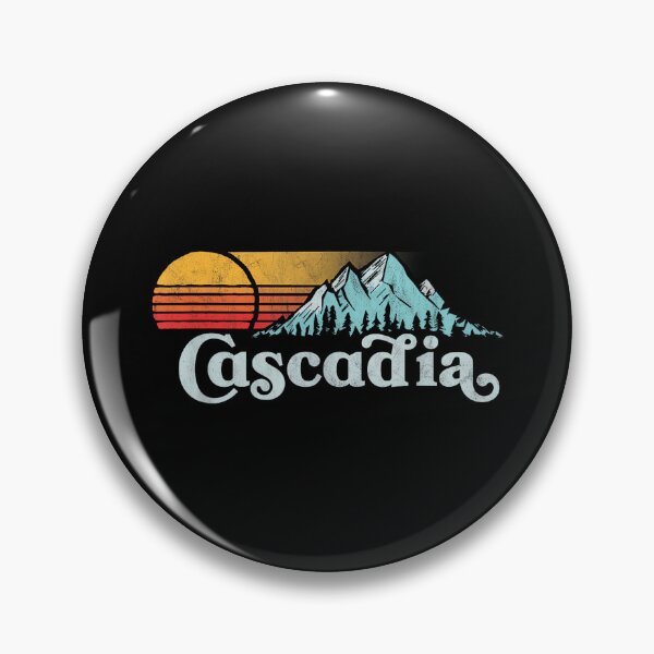 Item preview, Mountain Life Outdoor Junkie Tees Vintage Cascadia Retro Distressed Vibe Mountains designed and sold by MelanieIShelton.