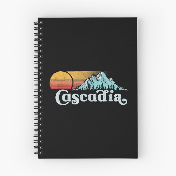 Item preview, Mountain Life Outdoor Junkie Tees Vintage Cascadia Retro Distressed Vibe Mountains designed and sold by MelanieIShelton.