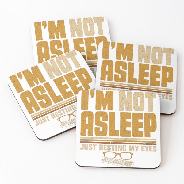 Item preview, I'm Not Asleep I'm Resting My Eyes Funny Tired Dad Gift designed and sold by SociallyDrained.
