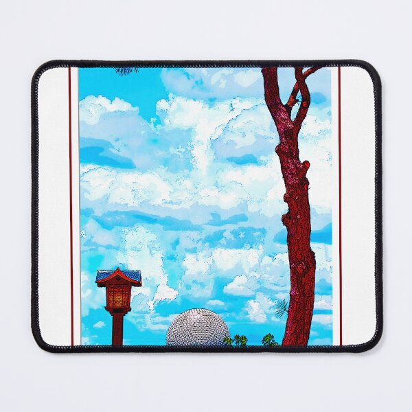 Item preview, EPCOT Sphere, View from Japan Pavilion, World Showcase, Walt Disney World, Florida designed and sold by AMacGPhilly.