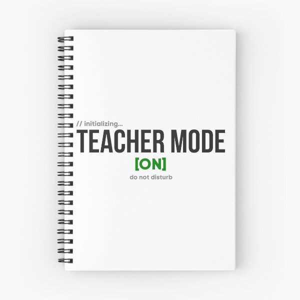 Item preview, Teacher mode on designed and sold by ProudCraft.