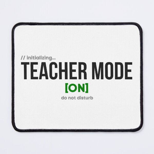 Item preview, Teacher mode on designed and sold by ProudCraft.