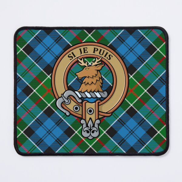 Item preview, Clan Colquhoun Crest over Tartan designed and sold by sifis.