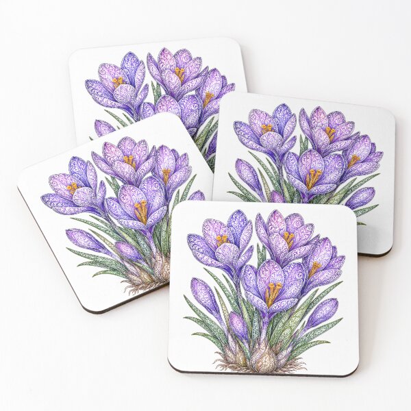 Item preview, Purple Crocus designed and sold by PaintedbyCarol.