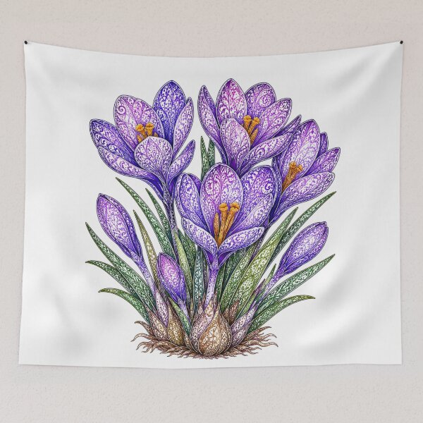 Item preview, Purple Crocus designed and sold by PaintedbyCarol.