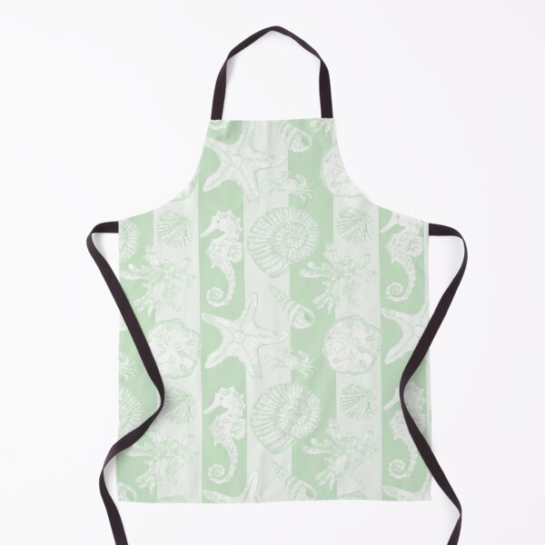 Item preview, Vintage White Washed Sea Life in Mint Green designed and sold by PD-Coastal.