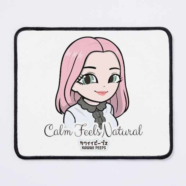 Item preview, Pastel Power Crew Calm Feels Natural designed and sold by P-L-Sardines.