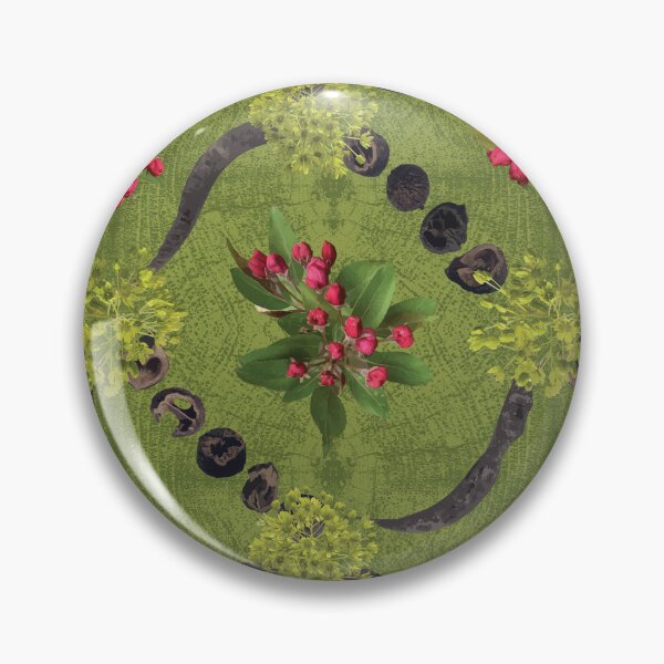 Item preview, Spring Maple Crab Apple Walnut & Honey Locust on Greens designed and sold by Digitalmyth's Designs.