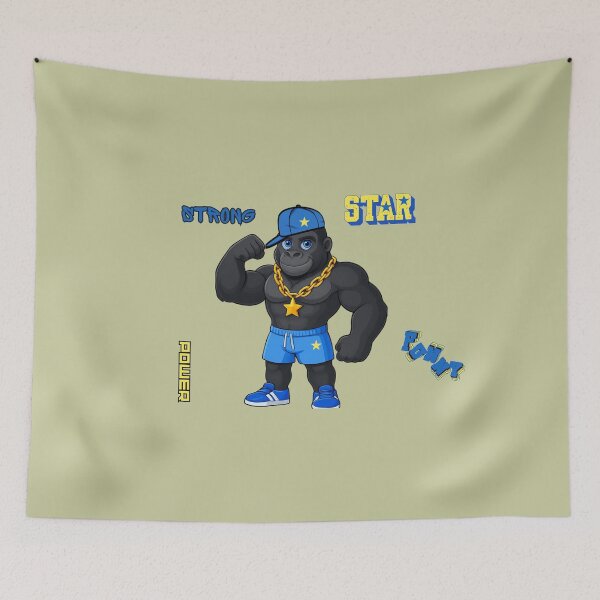 Item preview, Strong Monkey – Gym Power Streetwear designed and sold by Aimetoi.