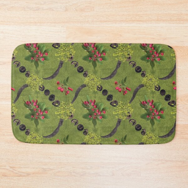 Item preview, Spring Maple Crab Apple Walnut & Honey Locust on Greens designed and sold by Digitalmyth's Designs.