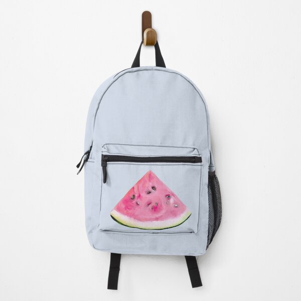 Item preview, RETRO WATERMELON DREAM | Vintage Summer Oil Painting | Blue Grey Pop Art designed and sold by BlueberrySwan.