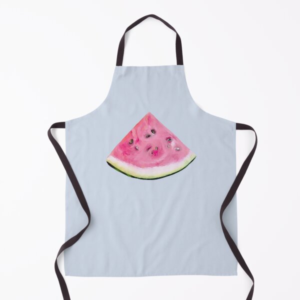 Item preview, RETRO WATERMELON DREAM | Vintage Summer Oil Painting | Blue Grey Pop Art designed and sold by BlueberrySwan.