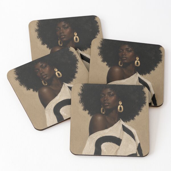 Item preview, Chic Black Woman Afrocentric designed and sold by Nova~Prints.